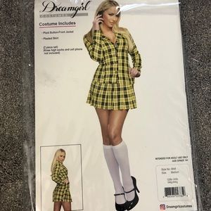 Cher Clueless Yellow Plaid jacket and skirt suit